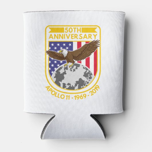 Apollo 11 Moon Landing 50th Jubileum Party Blikjeskoeler (Voorkant)