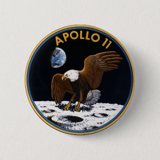 Apollo 11 ronde button 5,7 cm
