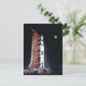 Apollo 11 Saturn V Rocket Briefkaart (Staand voorkant)