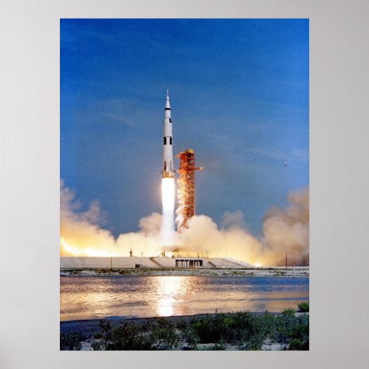 Apollo 11 Start Poster (Voorkant)