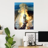 Apollo 11 Start Poster (Thuiskantoor)