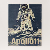 Apollo 11 Vintage Poster Legpuzzel (Verticaal)