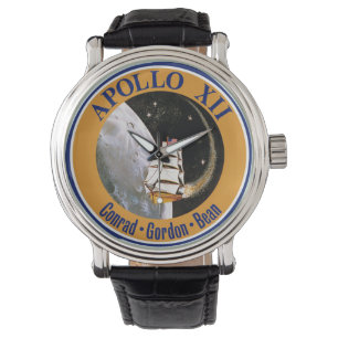 Apollo 12 Missie Patch Logo Horloge