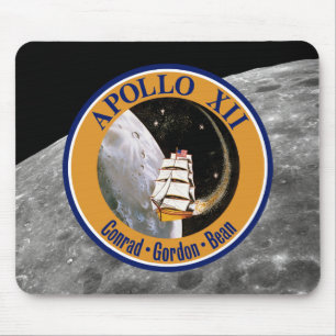 Apollo 12 Missie Patch Logo Muismat