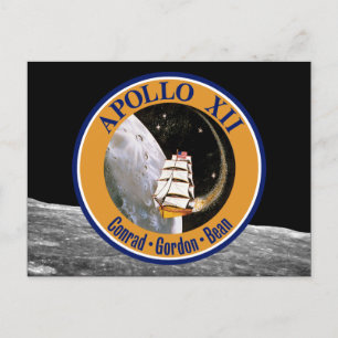 Apollo 12 Mission Patch Logo Briefkaart