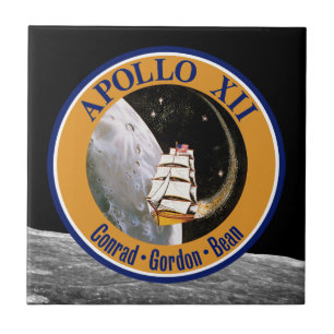 Apollo 12 Mission Patch Logo Tegeltje
