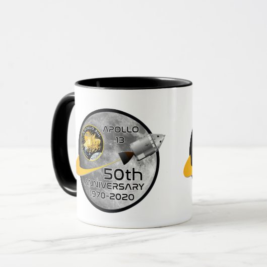 Apollo 13 - 50ste Jubileum Mok (Voorkant links)