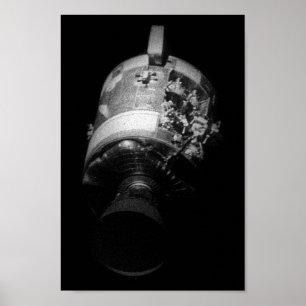 Apollo 13 Damaged Service Module Poster