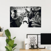 Apollo 13 Mission Control Center Poster (Thuiskantoor)