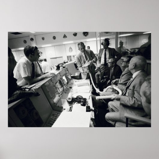 Apollo 13 Mission Control Center Poster (Voorkant)