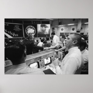 Apollo 13 Mission Operations Control Room Poster