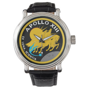 Apollo 13 NASA-missiepatchlogo Horloge