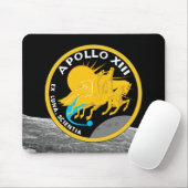 Apollo 13 NASA-missiepatchlogo Muismat (Met muis)