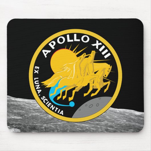 Apollo 13 NASA-missiepatchlogo Muismat (Voorkant)