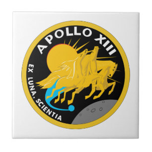 Apollo 13 NASA Mission Patch Logo Tegeltje
