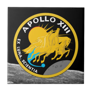 Apollo 13 NASA Mission Patch Logo Tegeltje