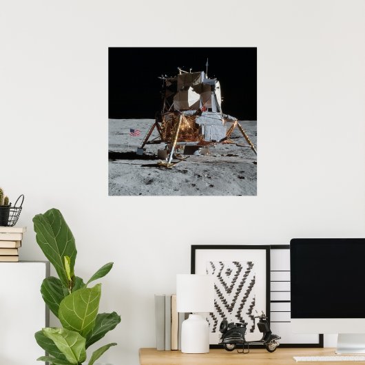 Apollo 14 Lunar-module Poster (Thuiskantoor)