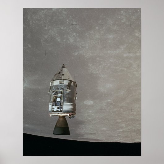 Apollo 15 de Module van de Dienst van het Bevel bo Poster (Voorkant)