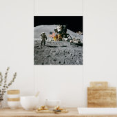 Apollo 15, Jim Irwin sur la Lune. Impression photo (Cuisine)