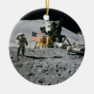 Apollo 15 Lunar Module Moon Landing Nasa 1971 Keramisch Ornament