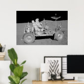 Apollo 15 Lunar Roving Vehicle Poster (Thuiskantoor)