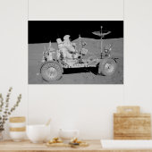 Apollo 15 Lunar Roving Vehicle Poster (Keuken)