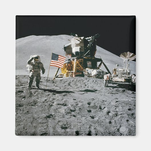Apollo 15 Maanmodule Maanlanding NASA 1971 Magneet (Voorkant)