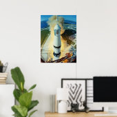 Apollo 15 Start Poster (Thuiskantoor)