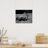 Apollo 16 Lunar Roving Vehicle Poster (Keuken)