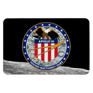 Apollo 16 NASA-missiepatchlogo Magneet