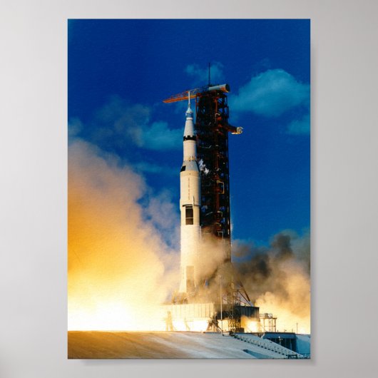 Apollo 16 Start Poster (Voorkant)