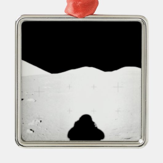 Apollo 17 assembled panorama 2 metalen ornament (Voorkant)