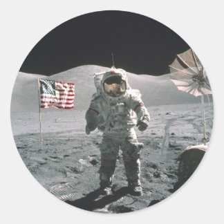 Apollo 17 Laatste ma op de Maan Sticker