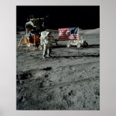 Apollo 17 Landing Site Poster (Voorkant)