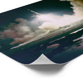 Apollo 17 Lift Off Poster (Hoek)