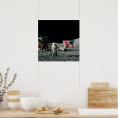 Apollo 17 Lunar Landing Site Poster (Keuken)