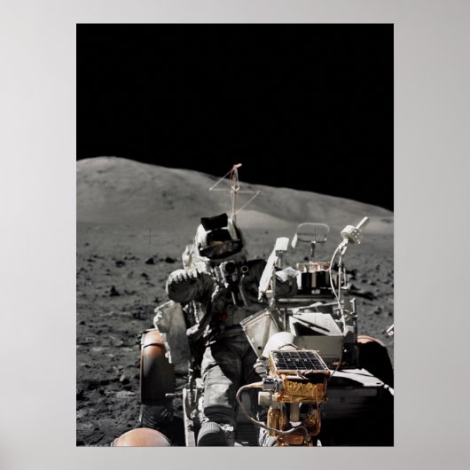 Apollo 17 Lunar Roving Vehicle Poster (Voorkant)