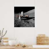 Apollo 17 Lunar Roving Vehicle Poster (Keuken)
