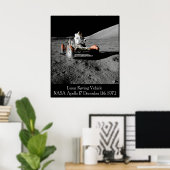 Apollo 17 Lunar Vehicle Poster (Thuiskantoor)
