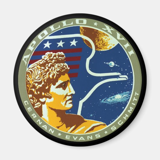 Apollo 17 magneet (Voorkant)