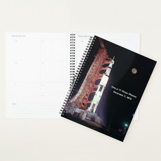 Apollo 17 Moon Mission Can Cooler (Devant avec enveloppe)