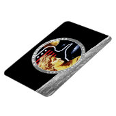 Apollo 17 NASA Mission Patch Logo Magneet (Linkerzijde)