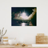 Apollo 17 Night Launch Poster (Keuken)