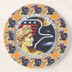 Apollo 17 zandsteen onderzetter