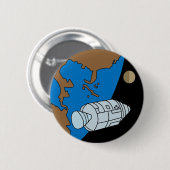 Apollo 1 Missie Patch Logo Ronde Button 5,7 Cm (Voorkant /achterkant)