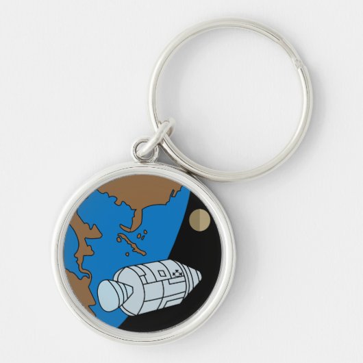 Apollo 1-missiepatchlogo sleutelhanger (Voorkant)