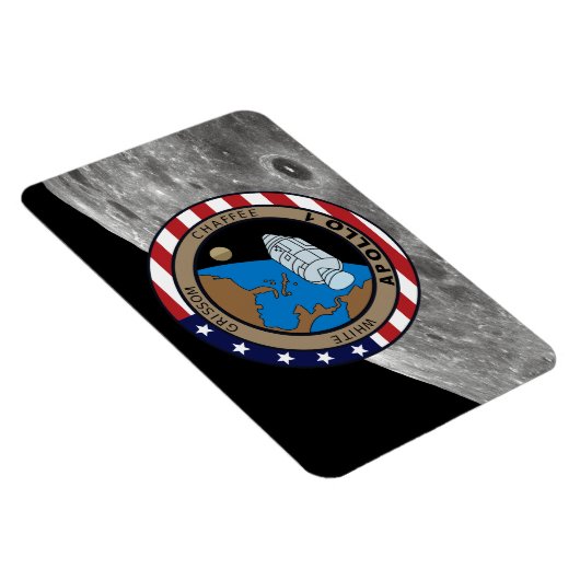 Apollo 1 Mission Patch Logo Magneet (Rechterzijde)