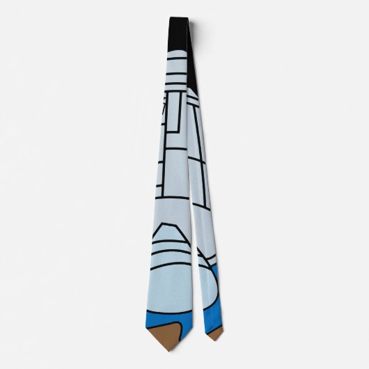 Apollo 1 Mission Patch Logo Stropdas (Voorkant)