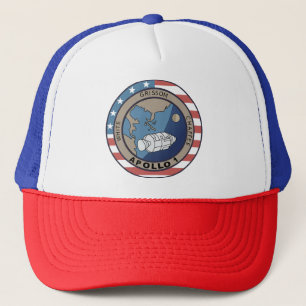 Apollo 1 Mission Patch Trucker Pet