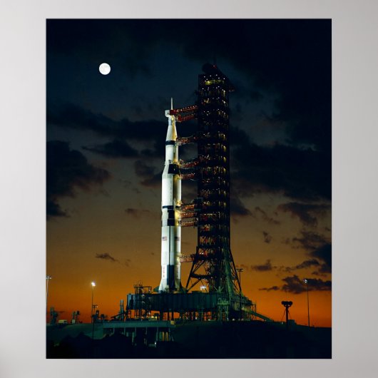 Apollo 4 Saturn V Poster (Voorkant)